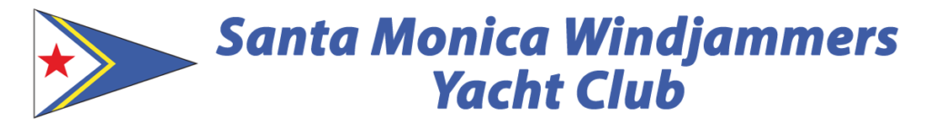 Santa Monica Windjammers Yacht Club and burgee