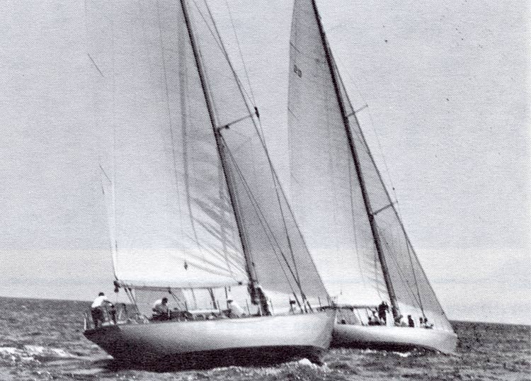 2 starboard tack boats - Cal Cup