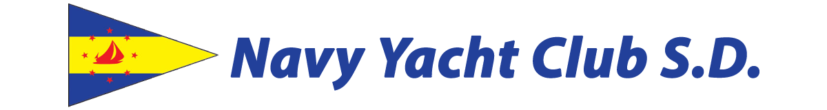 Navy Yacht Club S.D. and burgee